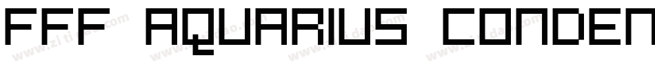 FFF Aquarius Condensed字体转换
